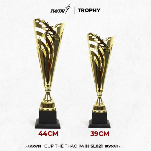 [SP001657] Cúp thể thao iWin SL021 (B) - 39cm